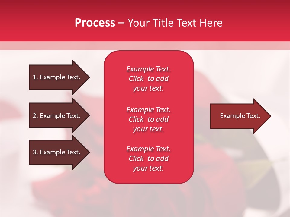 Offwhite Horizontal Floral PowerPoint Template