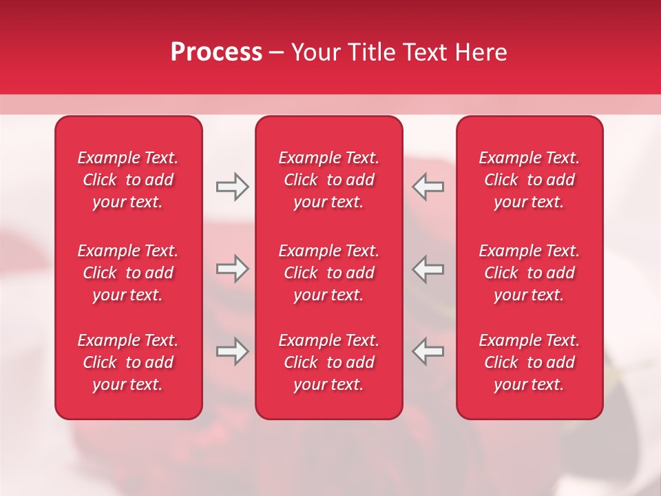 Offwhite Horizontal Floral PowerPoint Template