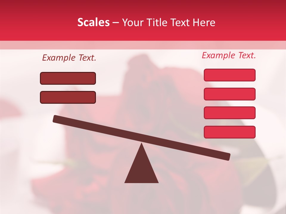 Offwhite Horizontal Floral PowerPoint Template