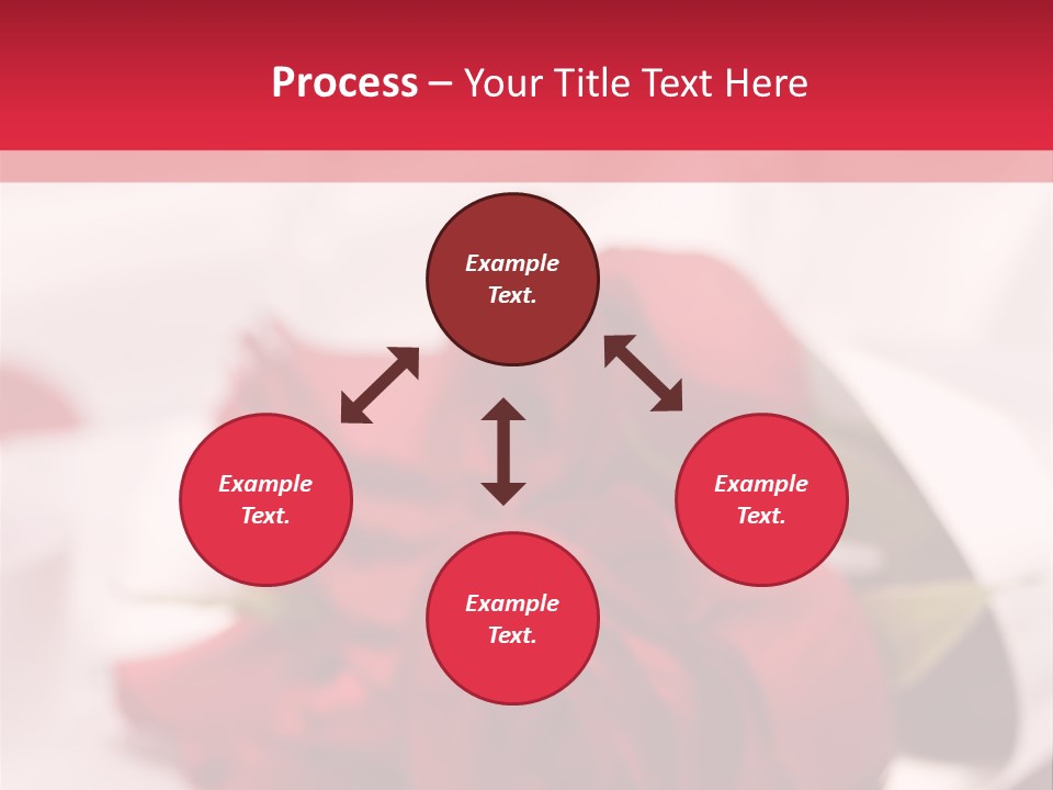 Offwhite Horizontal Floral PowerPoint Template