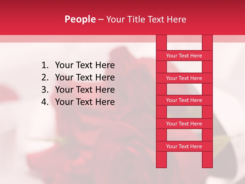 Offwhite Horizontal Floral PowerPoint Template