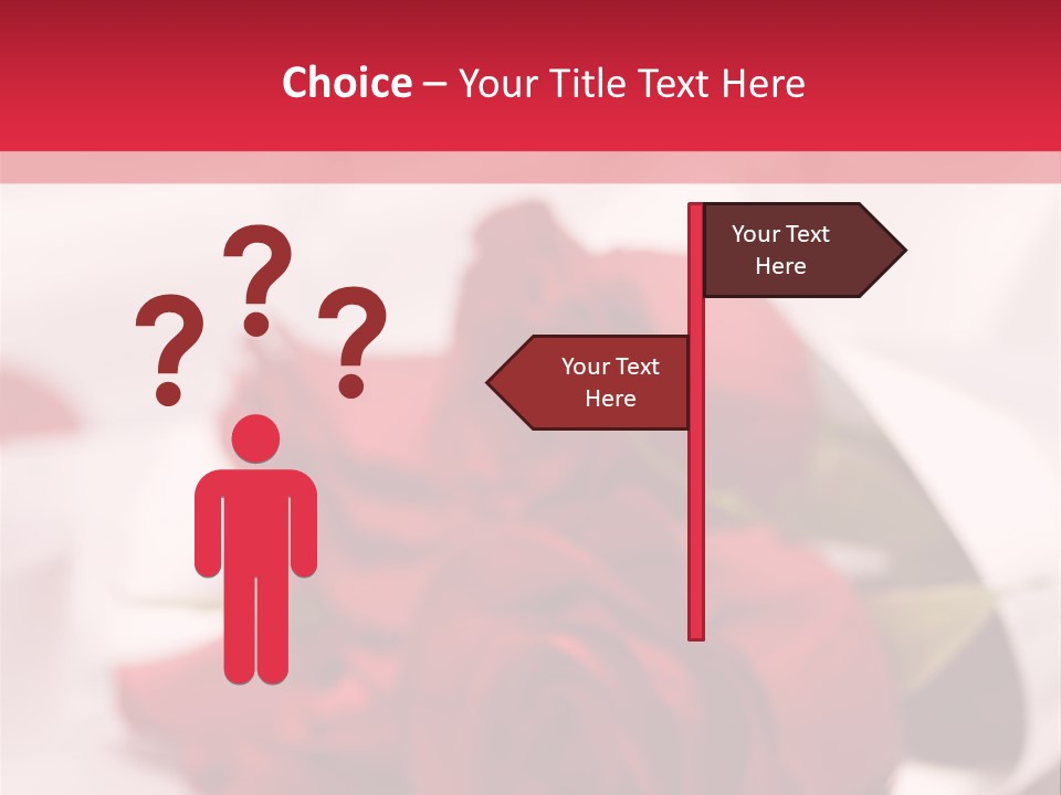 Offwhite Horizontal Floral PowerPoint Template