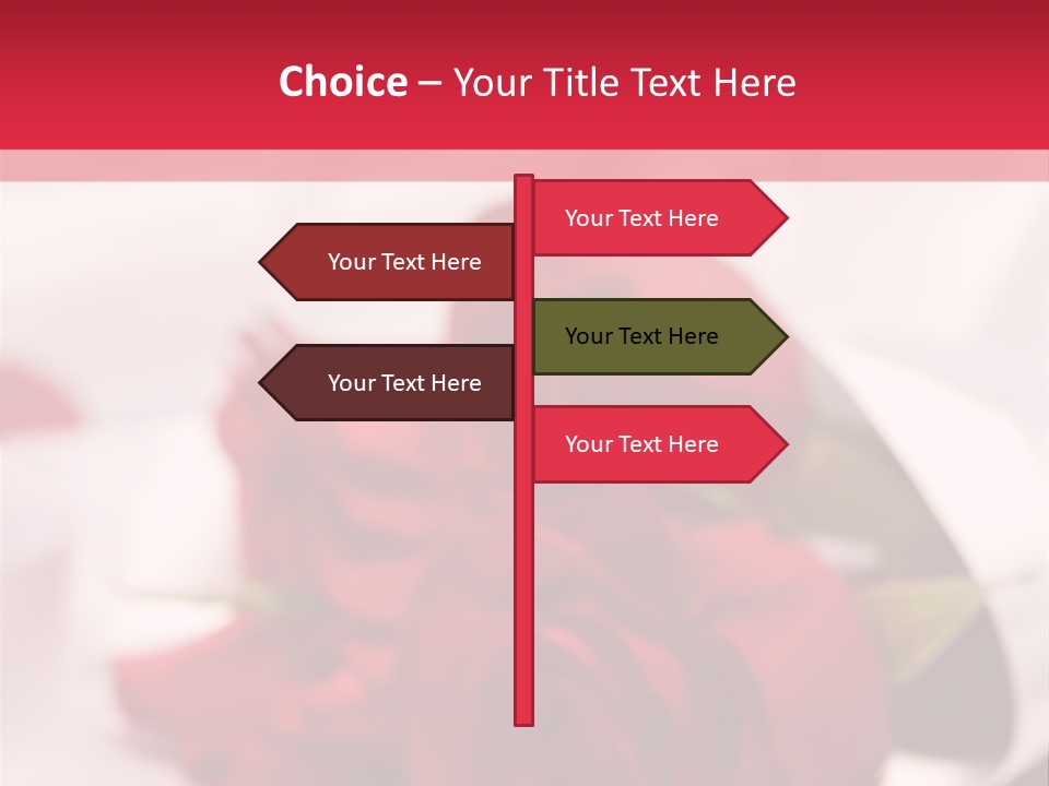 Offwhite Horizontal Floral PowerPoint Template