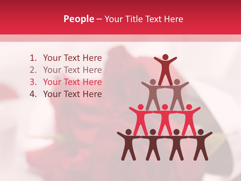 Offwhite Horizontal Floral PowerPoint Template