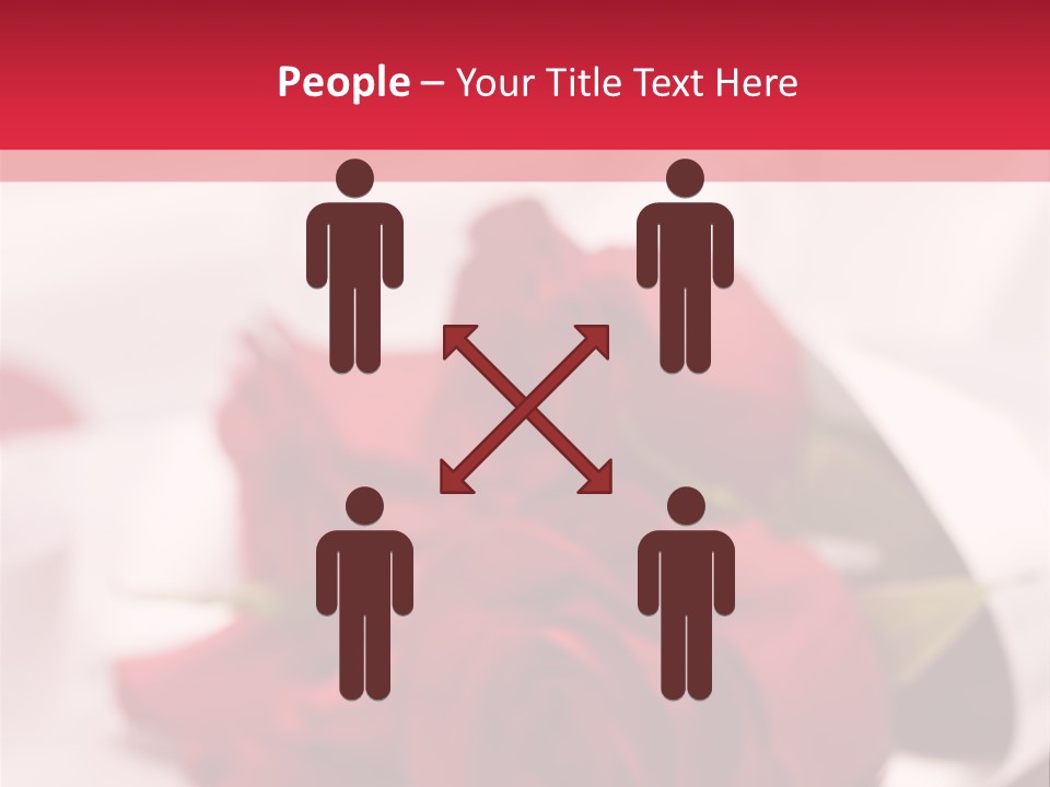 Offwhite Horizontal Floral PowerPoint Template