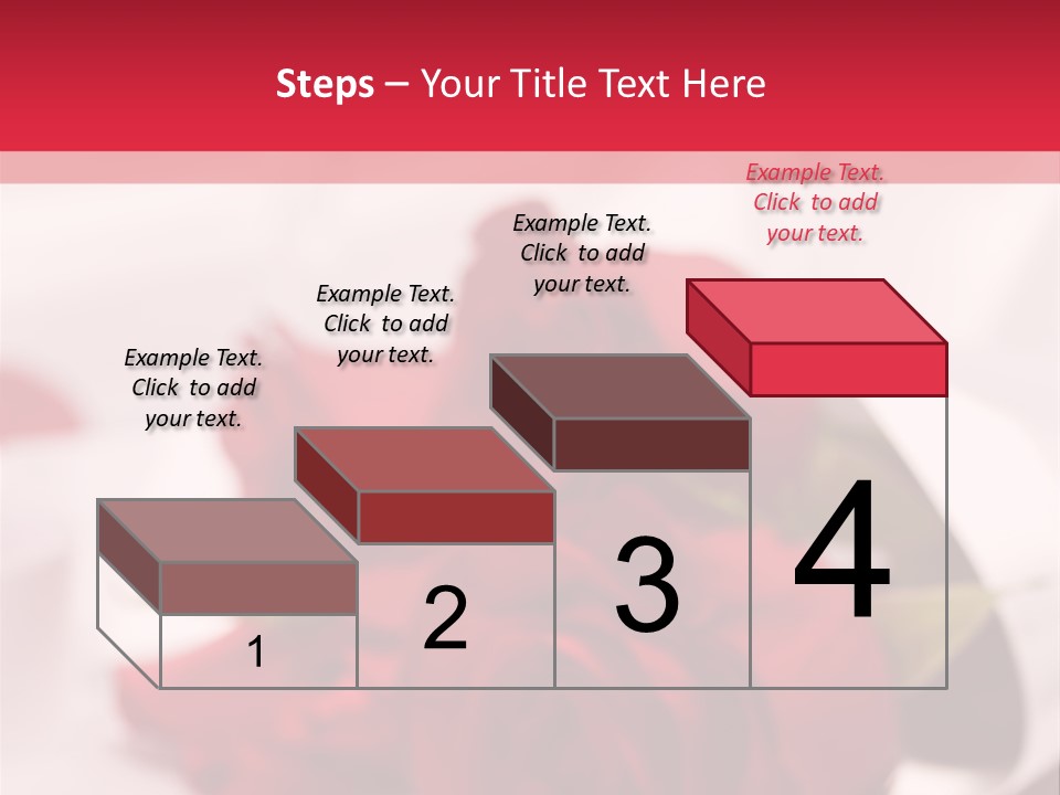 Offwhite Horizontal Floral PowerPoint Template
