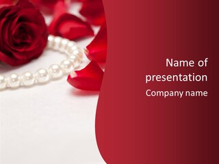 Bridal Valentines Day Romance PowerPoint Template