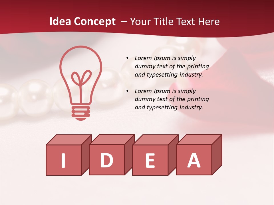 Bridal Valentines Day Romance PowerPoint Template