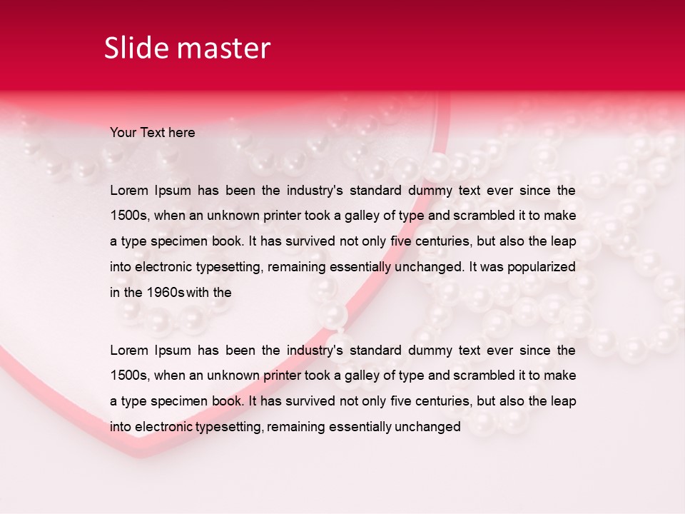 Image Romance Greeting PowerPoint Template