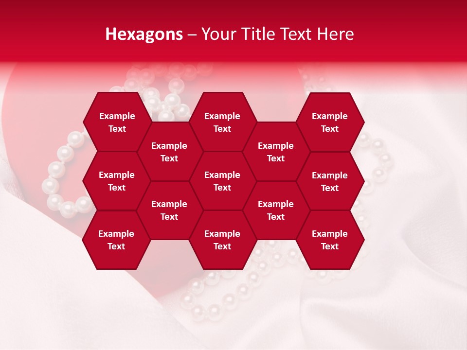 Jewelry Background Pearls PowerPoint Template