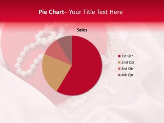 Jewelry Background Pearls PowerPoint Template