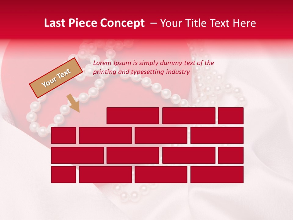 Jewelry Background Pearls PowerPoint Template