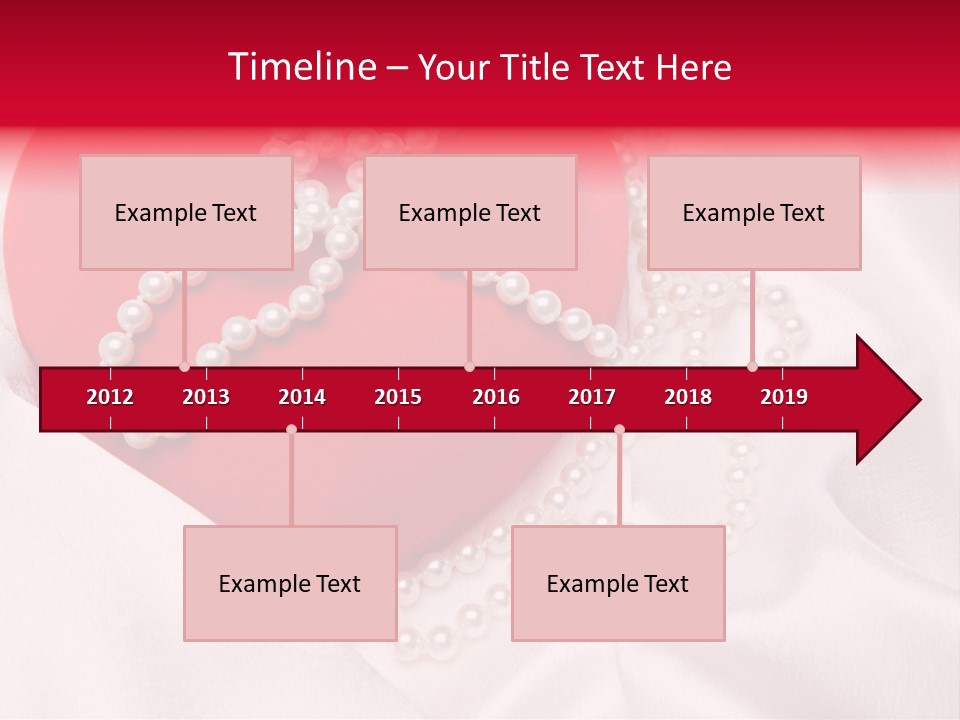 Jewelry Background Pearls PowerPoint Template