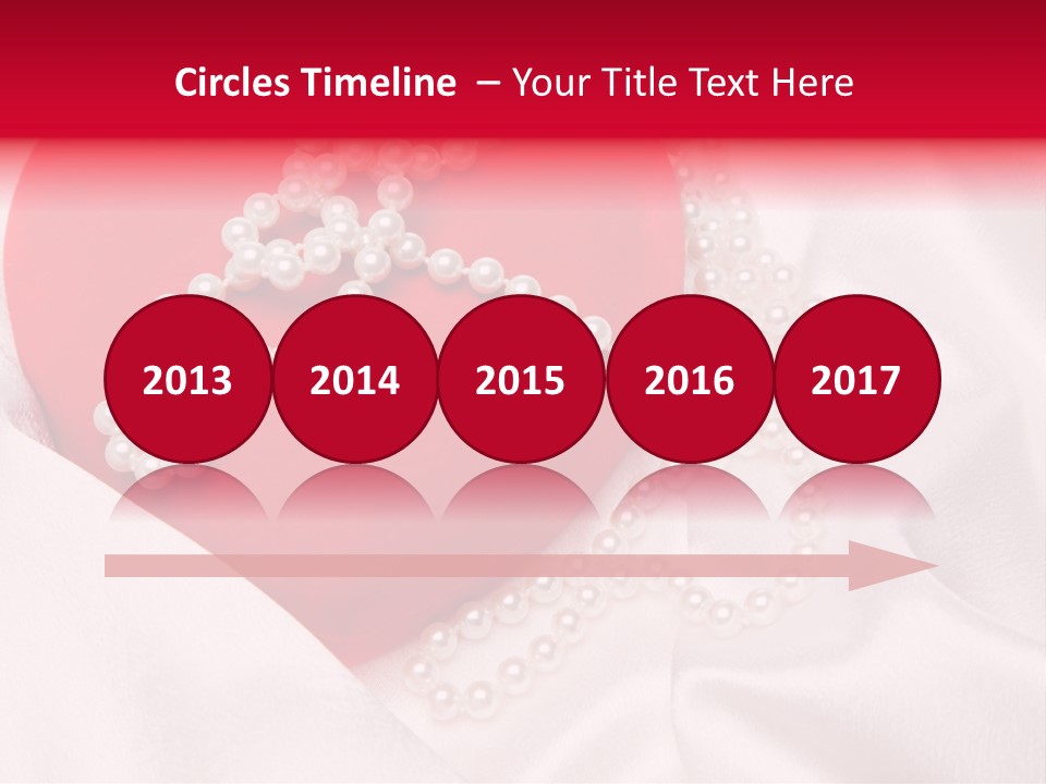 Jewelry Background Pearls PowerPoint Template