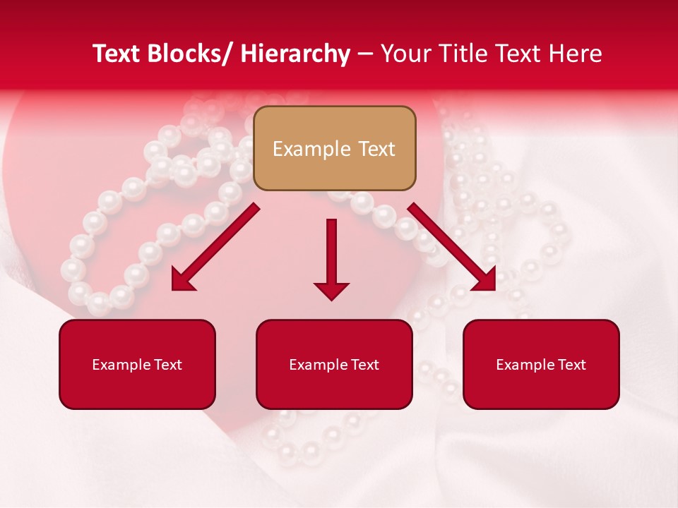 Jewelry Background Pearls PowerPoint Template