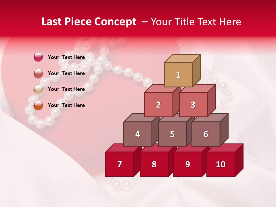 Jewelry Background Pearls PowerPoint Template