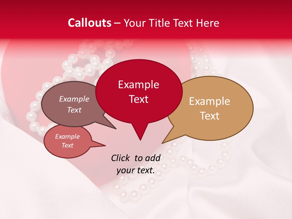 Jewelry Background Pearls PowerPoint Template