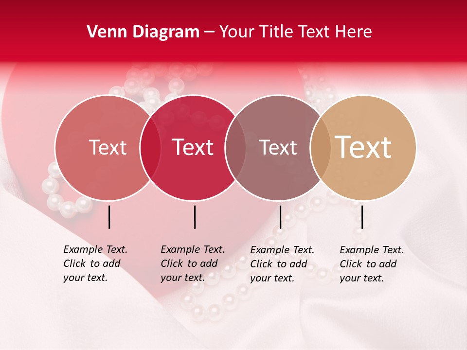 Jewelry Background Pearls PowerPoint Template