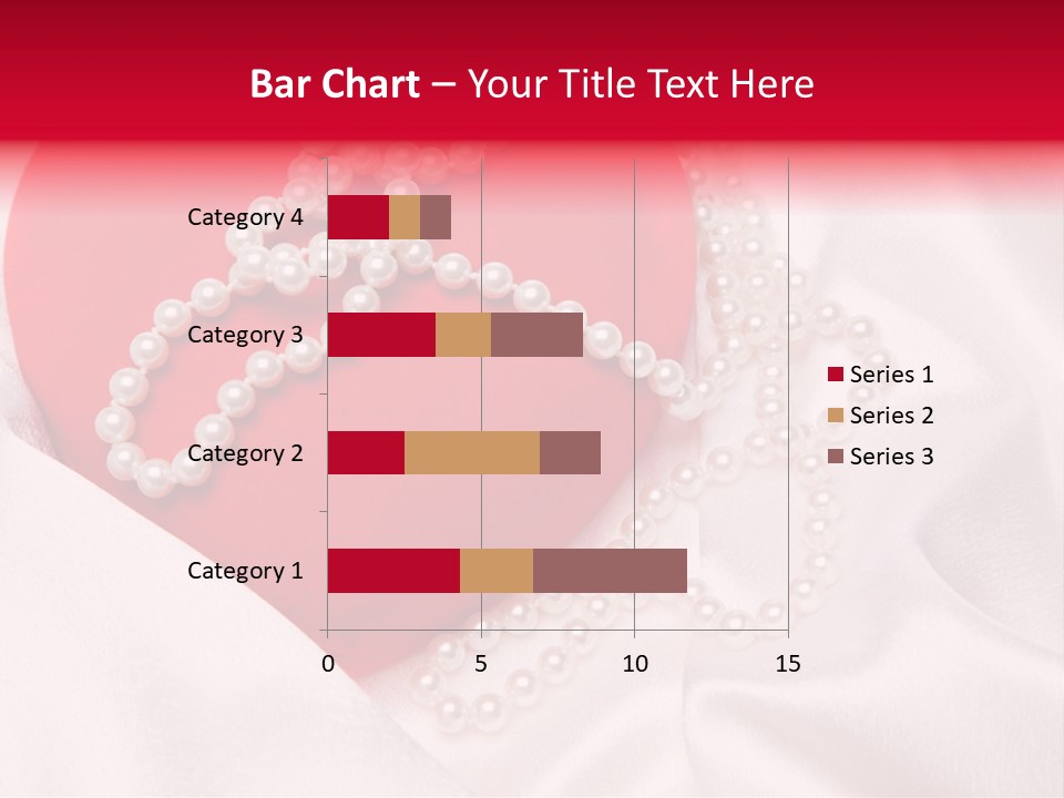 Jewelry Background Pearls PowerPoint Template