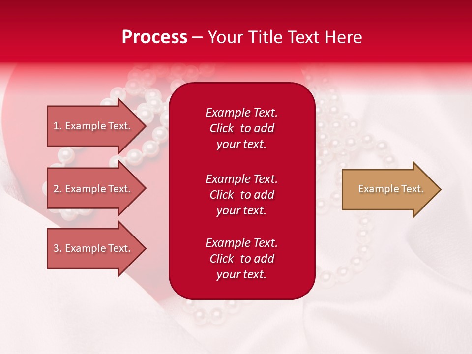 Jewelry Background Pearls PowerPoint Template