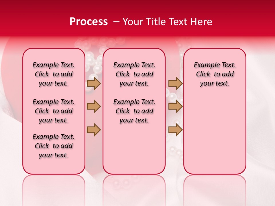 Jewelry Background Pearls PowerPoint Template