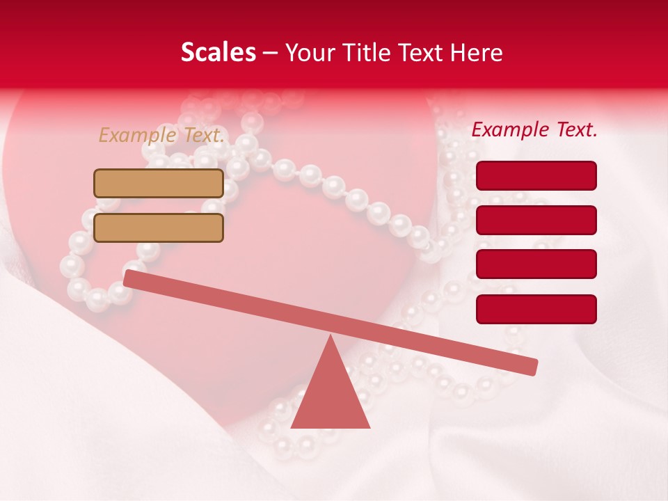 Jewelry Background Pearls PowerPoint Template