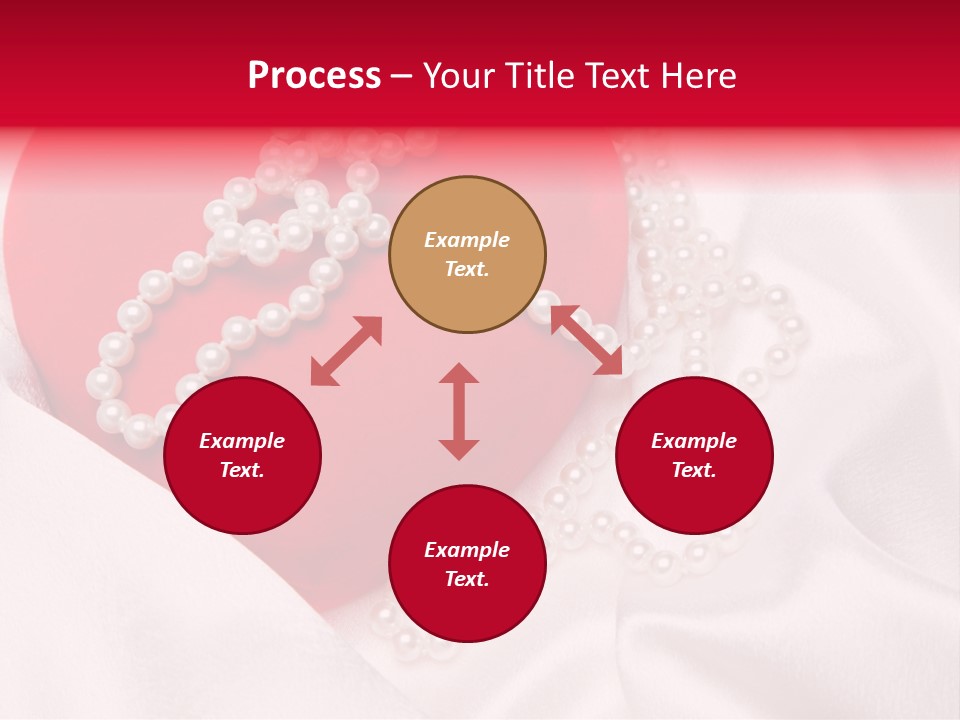 Jewelry Background Pearls PowerPoint Template