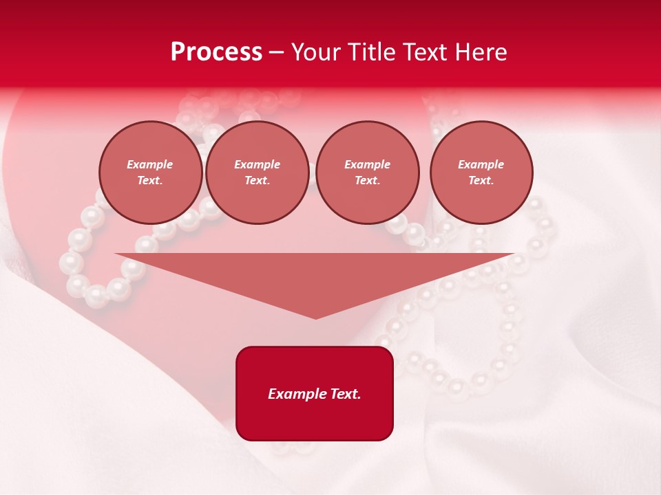 Jewelry Background Pearls PowerPoint Template