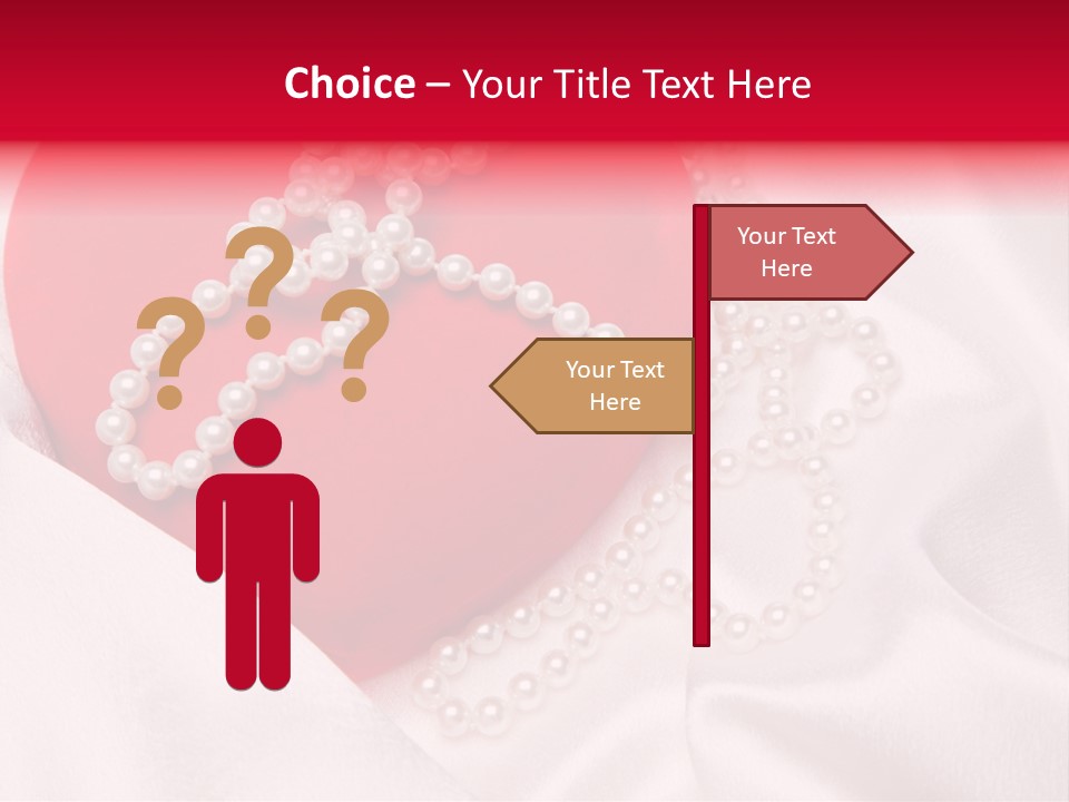 Jewelry Background Pearls PowerPoint Template