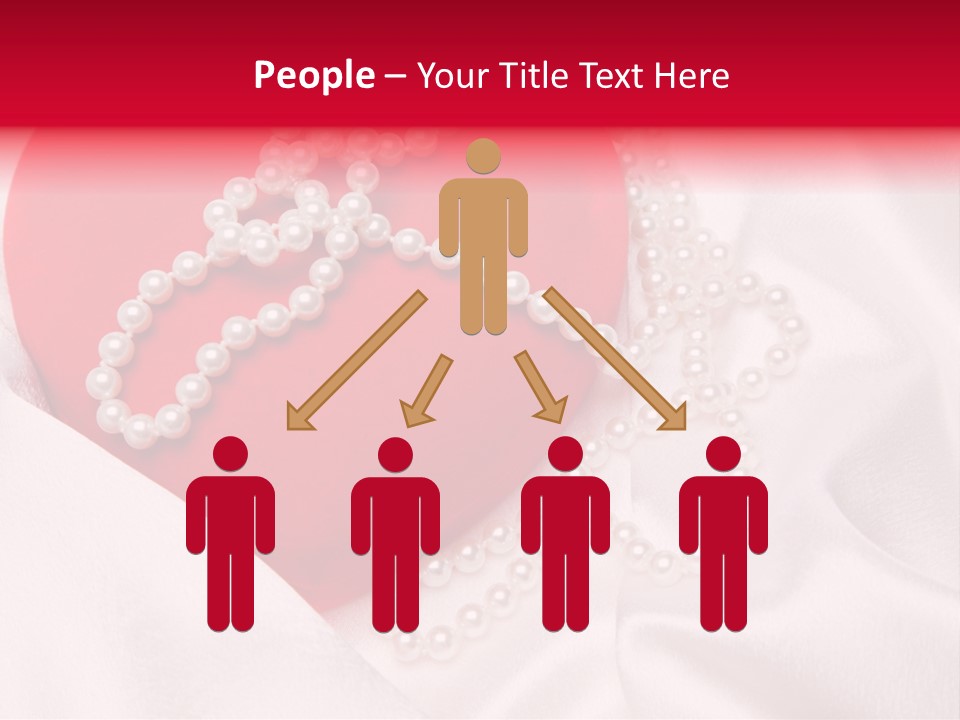 Jewelry Background Pearls PowerPoint Template