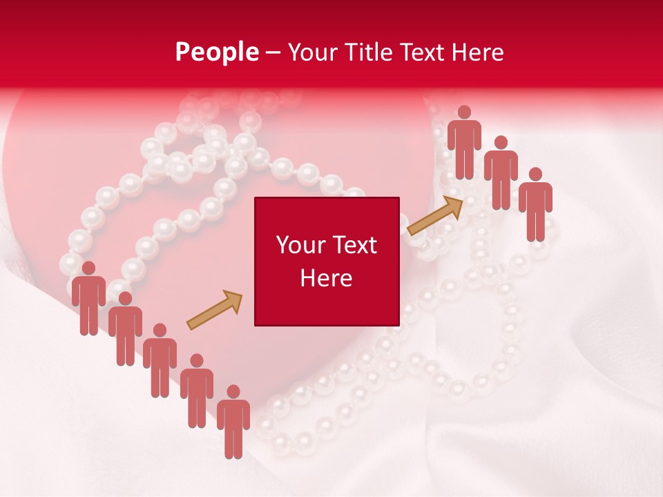 Jewelry Background Pearls PowerPoint Template