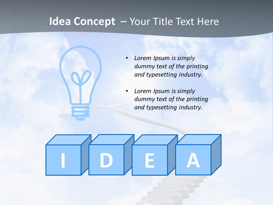 Home Industrial Guy PowerPoint Template