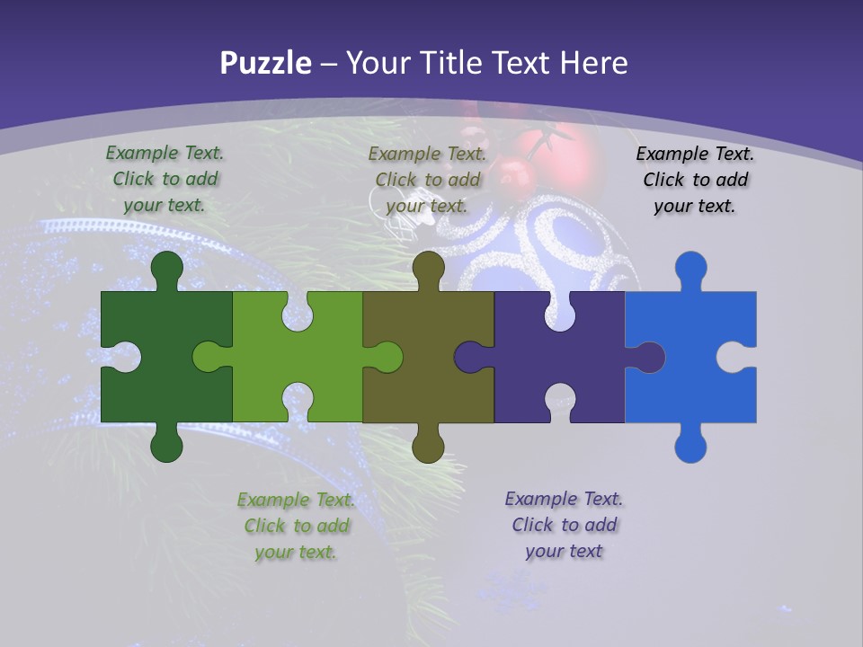 Copy Space Celebration Pine PowerPoint Template