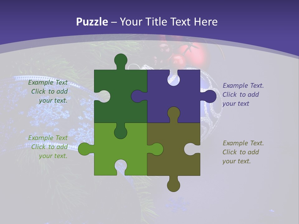 Copy Space Celebration Pine PowerPoint Template