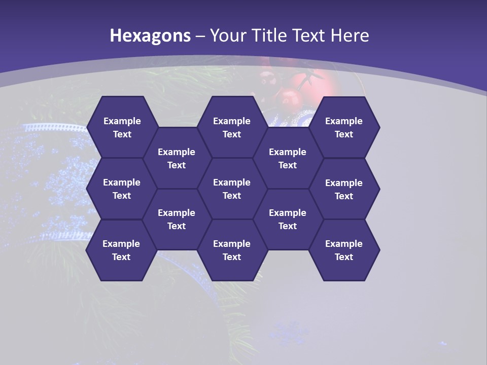 Copy Space Celebration Pine PowerPoint Template