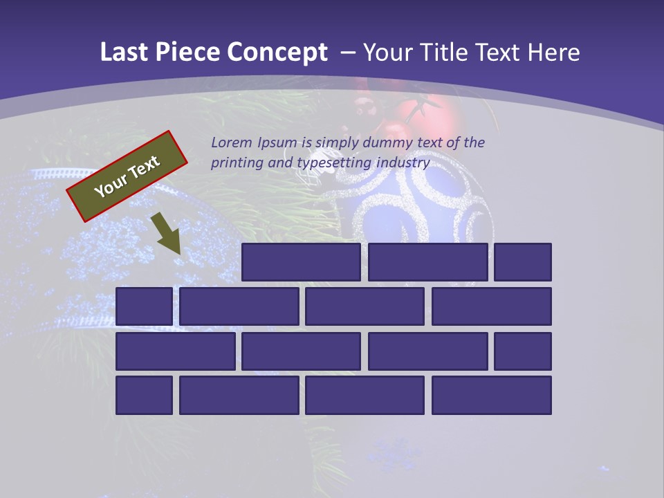 Copy Space Celebration Pine PowerPoint Template
