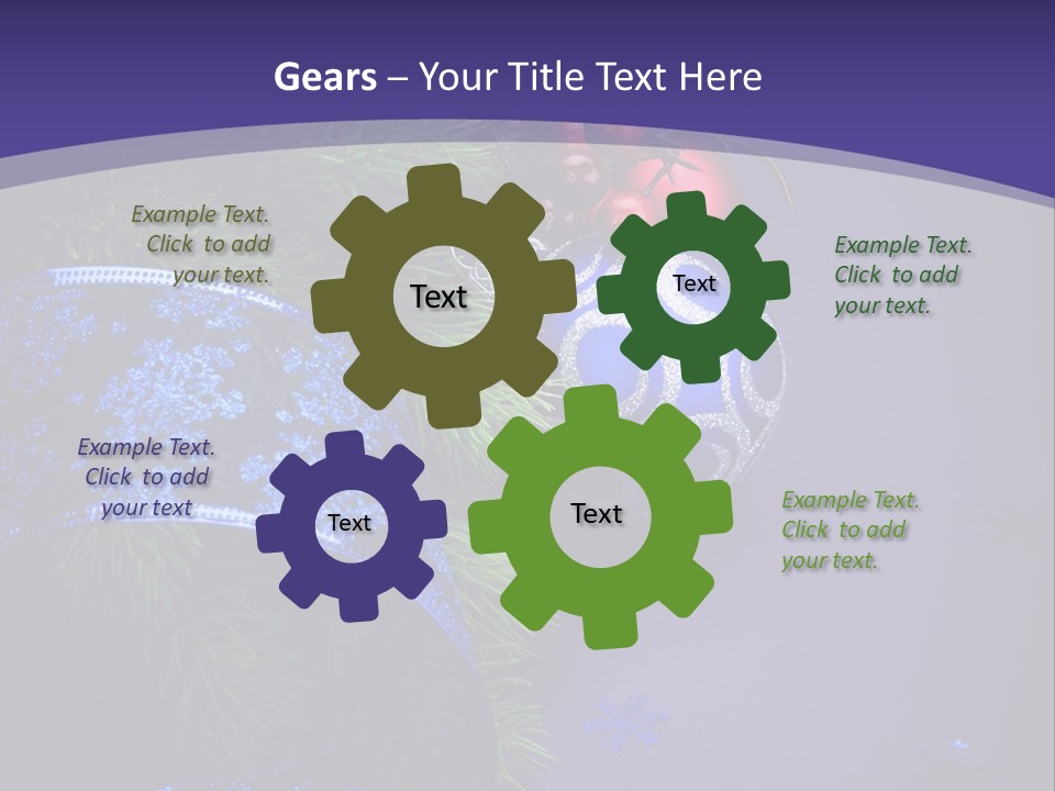 Copy Space Celebration Pine PowerPoint Template