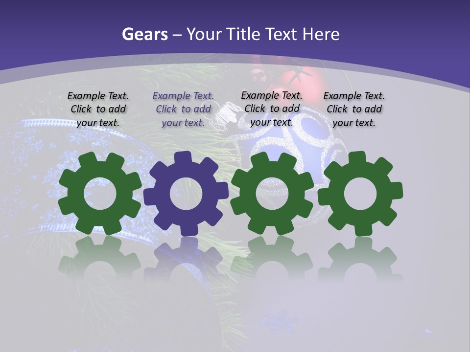 Copy Space Celebration Pine PowerPoint Template