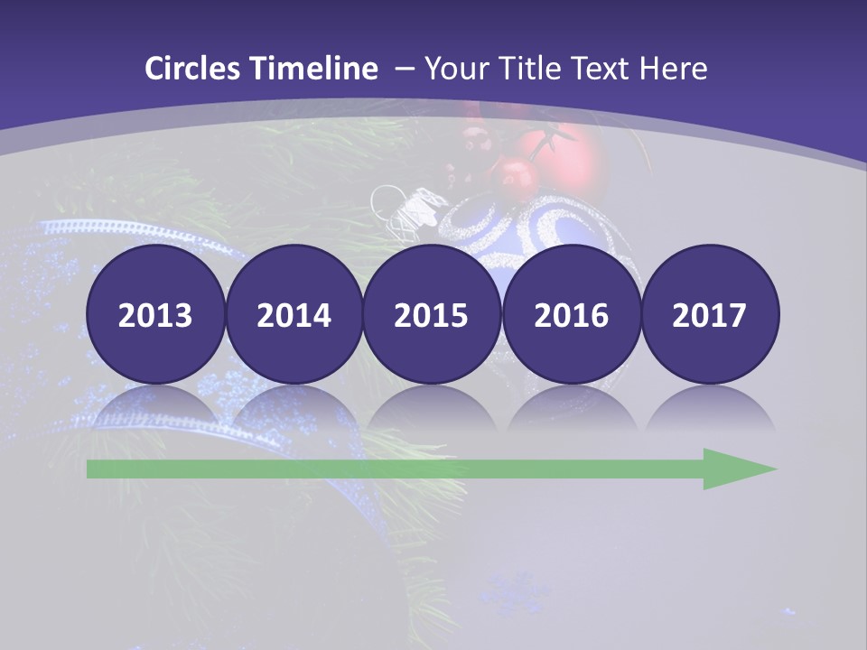 Copy Space Celebration Pine PowerPoint Template