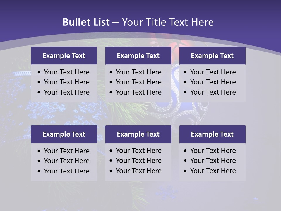 Copy Space Celebration Pine PowerPoint Template
