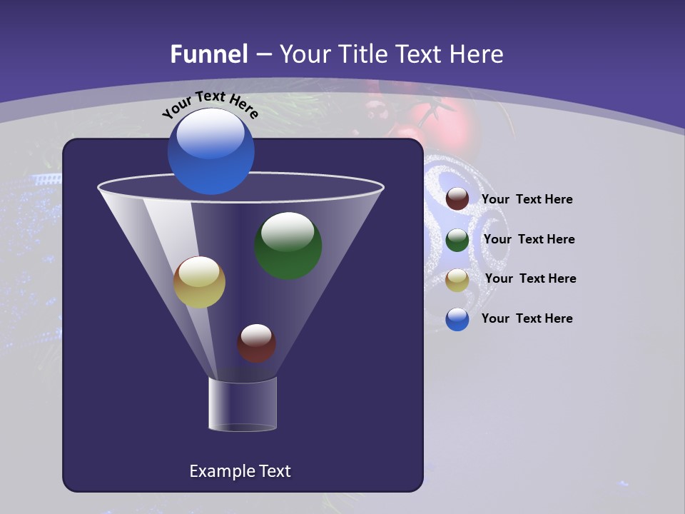 Copy Space Celebration Pine PowerPoint Template