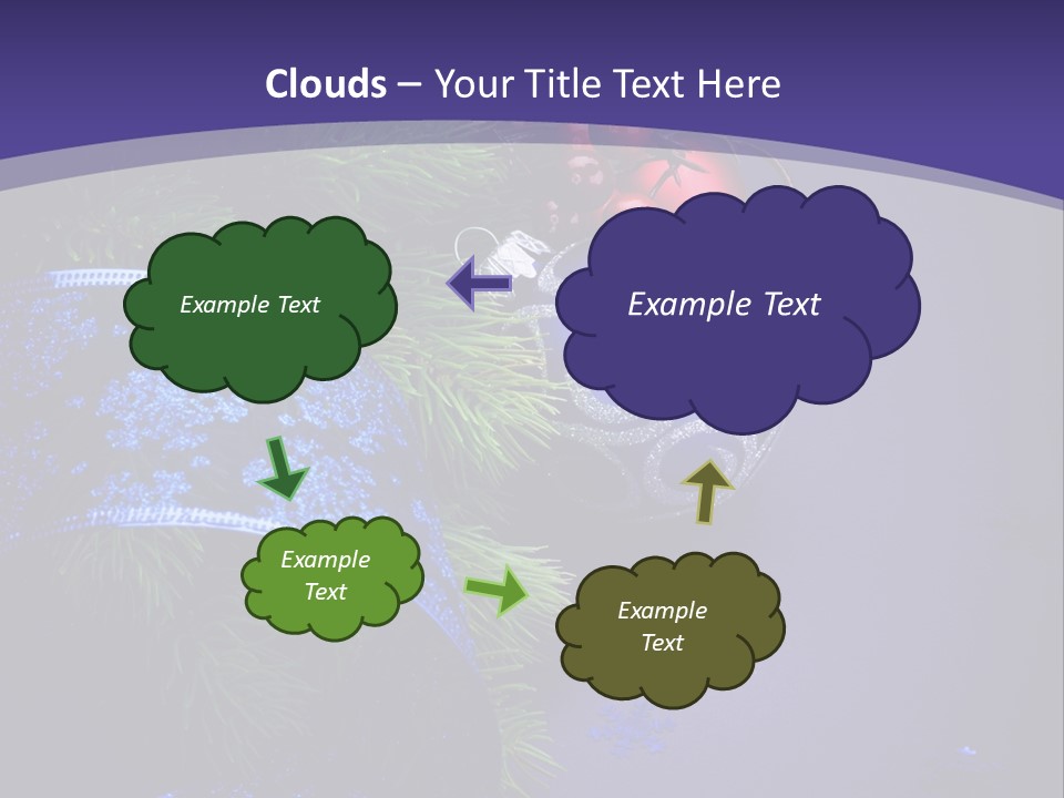 Copy Space Celebration Pine PowerPoint Template