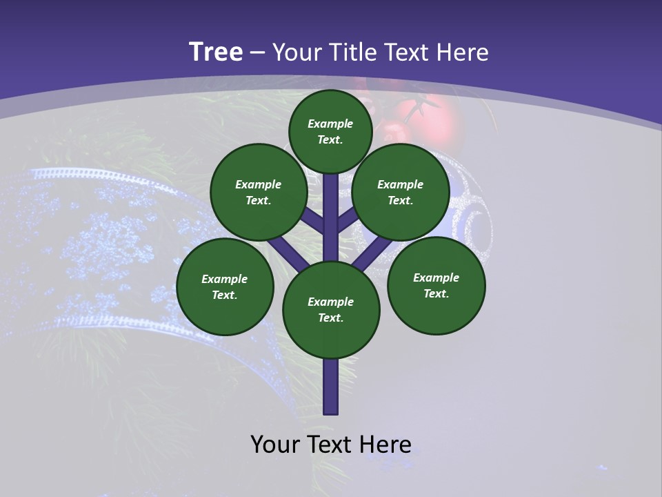 Copy Space Celebration Pine PowerPoint Template