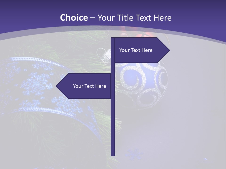 Copy Space Celebration Pine PowerPoint Template