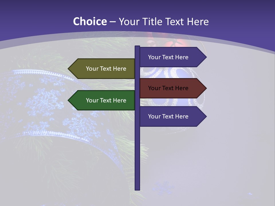 Copy Space Celebration Pine PowerPoint Template