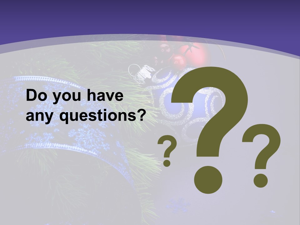 Copy Space Celebration Pine PowerPoint Template