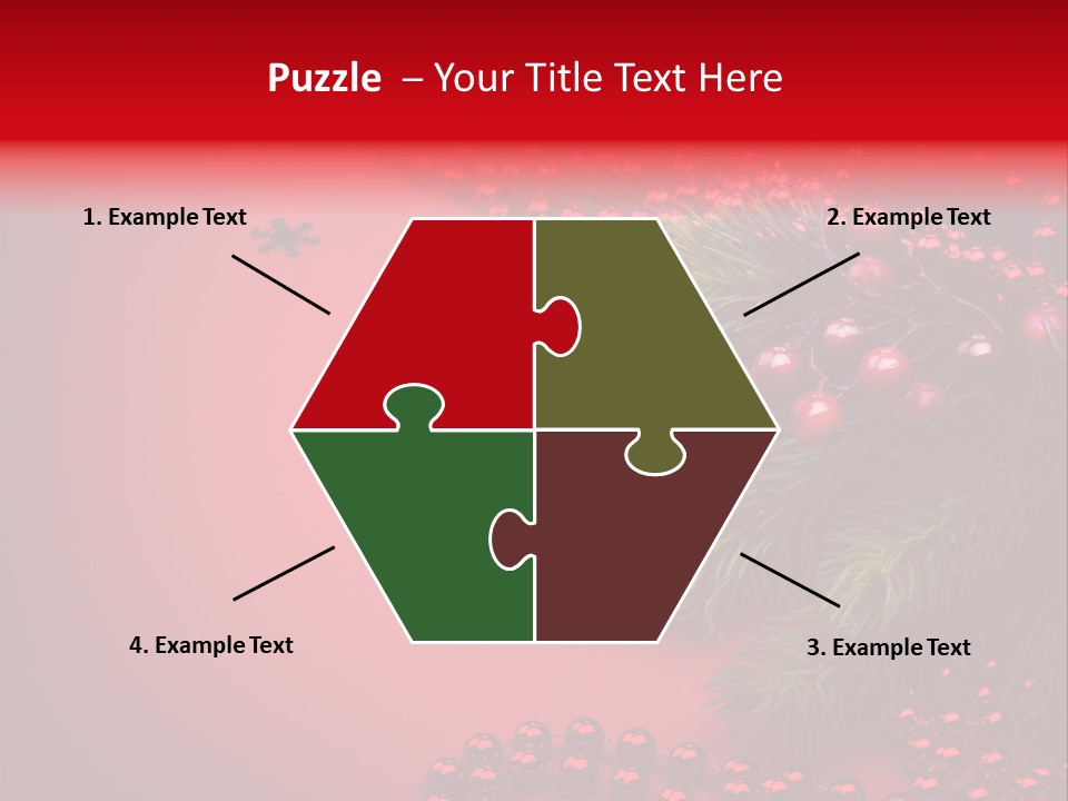 Text Blink Berry PowerPoint Template