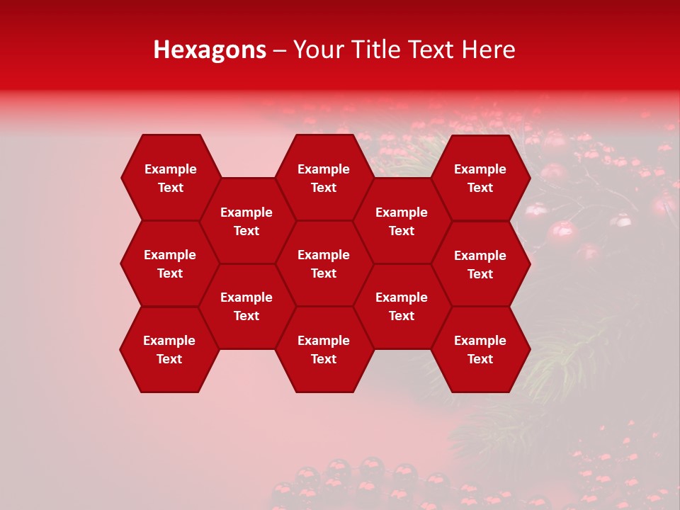 Text Blink Berry PowerPoint Template