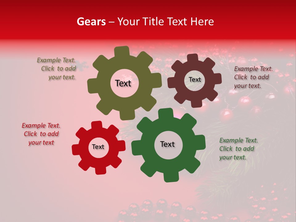 Text Blink Berry PowerPoint Template