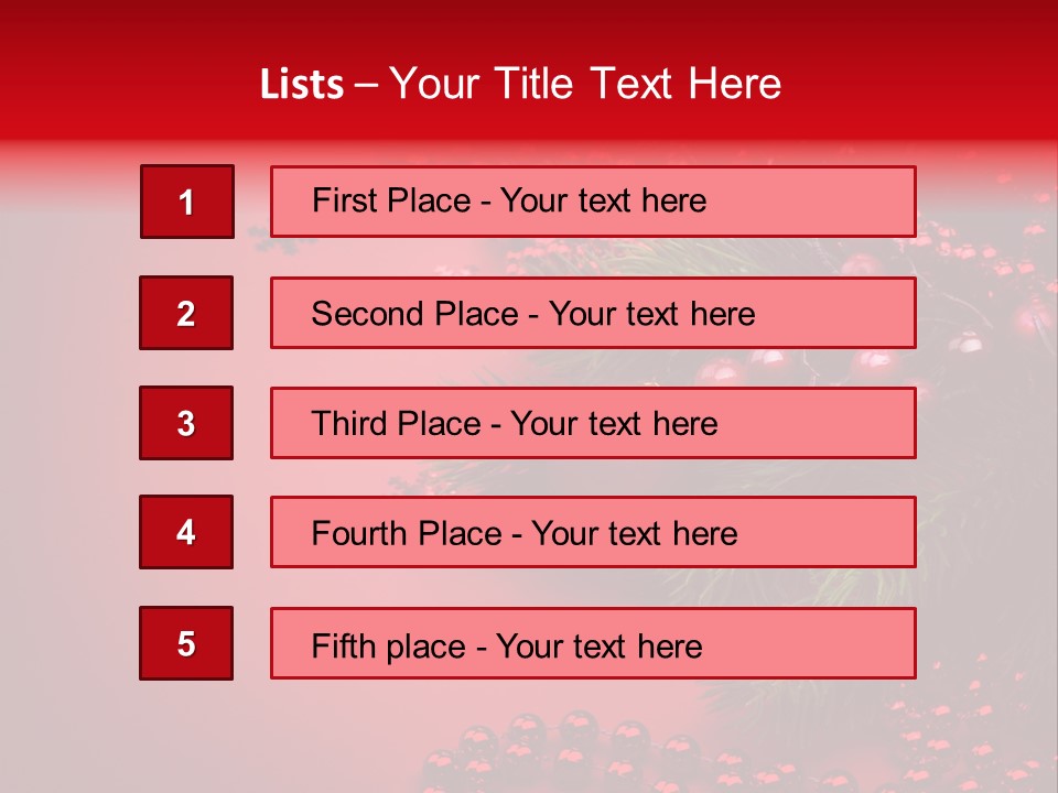 Text Blink Berry PowerPoint Template